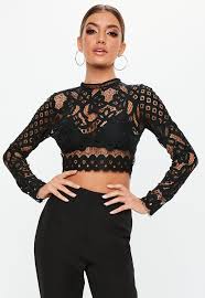 Haut dentelle pour femme : Top Dentelle Haut Dentelle Top Crochet Missguided