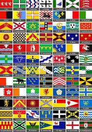 the county flags of the uk revealed from the black bear of