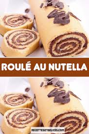 Roule Au Nutella Roule Au Nutella Recette Roule Nutella Nutella