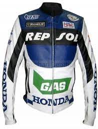 Women Honda Repsol Motorcycle Jacket For Racing Ladies Blue Leather Jacket Jackets Men Fashion Leather Jacket Men