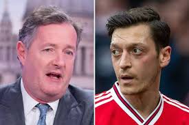 Ufc nfl baseball rugby hockey live tv. Mesut Ozil Engages In Twitter Battle With Arsenal S Fan Tv Host Piers Morgan Futballnews Com