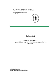 Sie sucht ihn fr erotische treffen, huren und sexkontakte in herten puff herten. Ruhr Universitat Bochum Diplomarbeit Stadt Herten