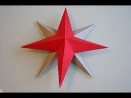 Wir empfehlen ihnen jedoch, mindestens 30 zacken zu falten. 3d Stern Basteln Youtube
