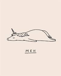 Moody Animals Unicorn Art Print Unicorn Art Unicorn Drawing Funny Drawings