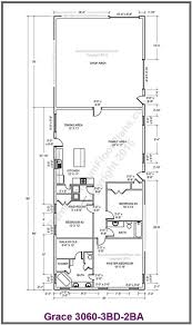 20 Barndominium Floor Plans Metal Building Floor Plans With Living Quarters Barndominiumfloorid House Plan With Loft Barn Style House Plans Barn Style House