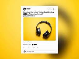 Free Twitter Post Mockup 2020 Psd
