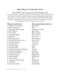 Baby Shower Candy Bar Game Baby Shower Candy Baby Shower Candy Bar