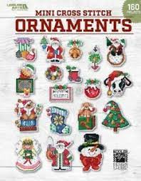 15 this pdf pattern includes: Cross Stitch Pattern Book Mini Ornaments 160 Motifs Santa Stocking Angel 9781464778247 Ebay