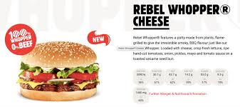 the rebel whopper with cheese