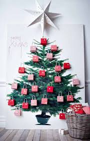 Coolest Advent Calendar Ever The Tree Background Is Ikea Fabric Ikea Christmas Ikea Christmas Decorations Christmas Diy