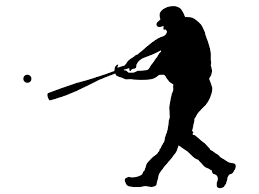 Baseball Batter Clipart Black And White Baseball Silhouette Clipart Best Softball Bats Softball Marlins Baseball