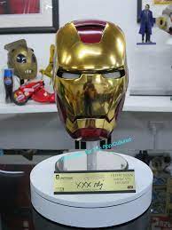 Efx Signature Edition Iron Man Helmet Replica Autographed By Robert Downey Jr Iron Man Iron Man Helmet Iron Man Suit
