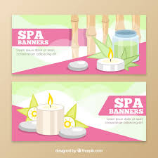 Contoh desain logo salon dan spa cantik menarik from www.pixelldesign.com. Spa Therapy Banners In Flat Design Nohat Free For Designer