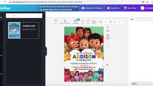 Smartanswersonline is the newest place to search. How To Make A Cocomelon Birthday Invitation Step By Step On Www Bobotemp Com Youtube