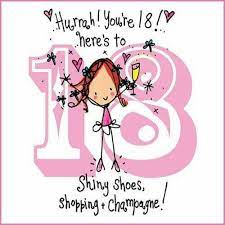 18 Jaar Happy 18th Birthday Quotes Birthday Invitations Girl Happy Birthday 18th