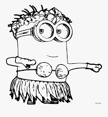 Awesome minions coloring pages wecoloringpage printable of cute. Summer Minions Coloring Pages Free Transparent Clipart Clipartkey
