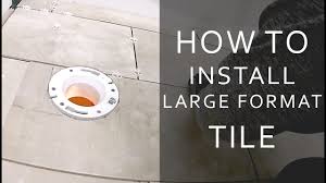 Lisa gabrielson design save photo. How To Install Large Format Tile Youtube