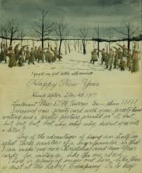 A Soldier S Illustrated New Year S Letter Lettering Illustration Christmas Lettering