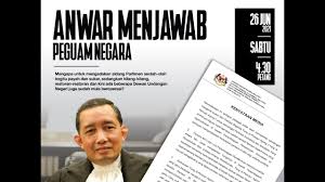 To be officiated by @hishammuddinh2o, minister of foreign affairs together with stefan priesner, un resident coordinator for malaysia, singapore and brunei darussalam and @othmanhashim1, chairman of. Anwar Responds To Attorney General 26 06 2021 Youtube