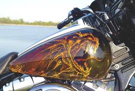 Dragon Tank Custom Motorcycle Paint Jobs Custom Paint Motorcycle Motorcycle Painting