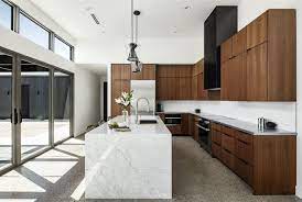 The appliances with rounded corners with shiny metal handles. 65 Adorable Mid Century Modern Kitchen Ideas Interiorzine