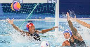 Women's water polo olympic games qualification tournament. Waterpolo 08 08 Lima 2019