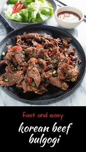 Easy Korean Beef Bulgogi Recipe Bulgogi Beef Bulgogi Korean Beef Bulgogi