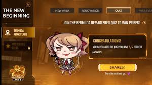 Do fundador do free fire. Free Fire Bermuda Remastered Quiz 2021 Answers