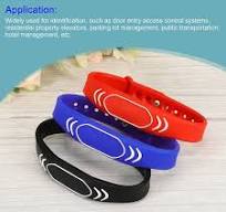 RFID Wristband Silicone Proximity Bracelet 13.56MHz Read ...