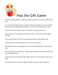Pass The Gift Game 2 Pdf Home Party Games Housewarming Party Games Housewarming Games