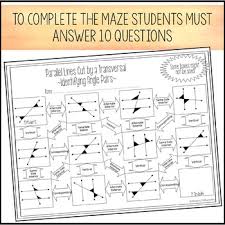 After reviewing examples of corresponding angles, alternate interior angles, and alternate exterior angles, students answer true and false questions designed to review what they have. Identifying Angles Cut By A Transversal Worksheet