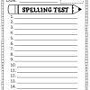 Looking for another 3rd grade spelling test? 1