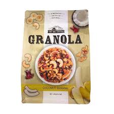 Resep resep banana nugget kini memang sedang populer dan dicari banyak orang. Jual East Bali Cashews Granola Coconut Banana Makanan Organik 400 G Murah Mei 2021 Blibli
