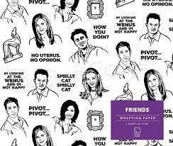 The one where we all cried watching an insta video! This Friends Wrapping Paper Will Wow All Of Your Friends