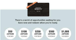 80% off (6 days ago) marriott bonvoy gift card promo. Marriott Gift Cards At 20 Off May 11 17 2020 Loyaltylobby