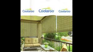 The coolaroo shade originally came on an aluminium pipe that was too small for the motor. Coolaroo Simple Lift Roller Shades Brown Light Filtering Cordless Outdoor Roller Shade 457105 930965 Youtube