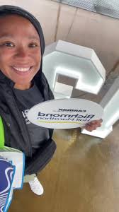 Picking up my bib at the Health and Fitness Expo for the Carmax Richmond  Half Marathon!😊 #rvarunner #richmondhalfmarathon #firsthalfmarathon #run