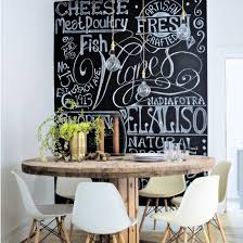 It sort of smears around, which is totally fine for that real chalkboard look, but if you're wanting to get it back to a really clean, dark chalkboard, it just doesn't seem to clean up as well. Blackboard Paint How To Use It Craft Ideas Ideal Home