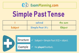 We did not find results for: Simple Past Tense Formula Usage Examples Examplanning