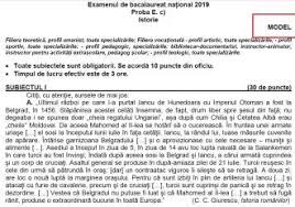Mediafax a obţinut subiectele la examenul de istorie din cadrul bacalaureatului. Bacalaureat 2019 Edu Ro Subiecte Bac 2019 Modele Subiecte La Istorie Www Infoziare Ro
