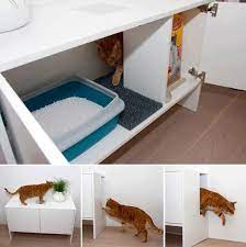Hide The Cat S Place In Appartment Home Modern Cat Furniture Home Diy