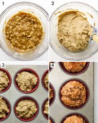 Try them with mini chocolate chips! Vegan Banana Protein Muffins Gluten Free Oil Free Okonomi Kitchen