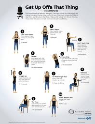 Simple Tips For Staying Healthy At Your Desk Job Chair Pose Yoga Desk Workout How To Relieve Stress