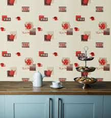 kitchen wallpaper red on wallpapersafari