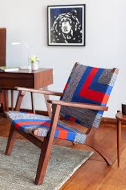 Mid Century Modern Armchair Accent Pattern Lounge Chair Etsy In 2020 Patterned Chair Arm Chairs Living Room Cool Chairs