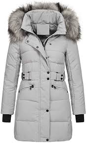 Shop from amazon global store to simplify the product import process from import duties to taxes and fees. Elara Damen Steppjacke Winterjacke Kunstfellkragen Grau Chunkyrayan Mp19904 Grey 38 M Amazon De Bekleidung Warme Winterjacke Winterjacken Mantel Jacke