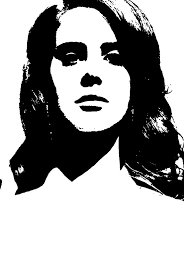 Black And White Celebrity Black And White Vector Portraits Lana Del Rey By Davesz18 D4ql9h8 Jpg 734 1087 Pop Art Portraits Lana Del Rey Art Outline Art