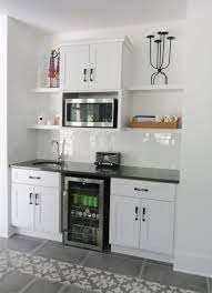 A wet bar is right there at the top of the wish list for a lot homeowners finishing the basement! Pin On Wet Bar