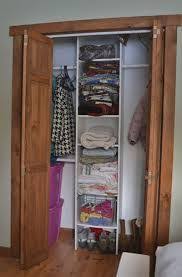 Small Sliding Door Closet Organized Closet Planning Diy Closet System Closet Layout