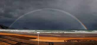 Zarautz Bajo Las Tormentas Bajo La Tormenta Tormenta Arco Iris